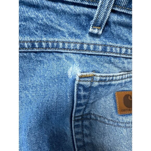 Carhartt Men's Relaxed Fit Straight Leg Jeans Size 46X29 - Picture 10 of 12